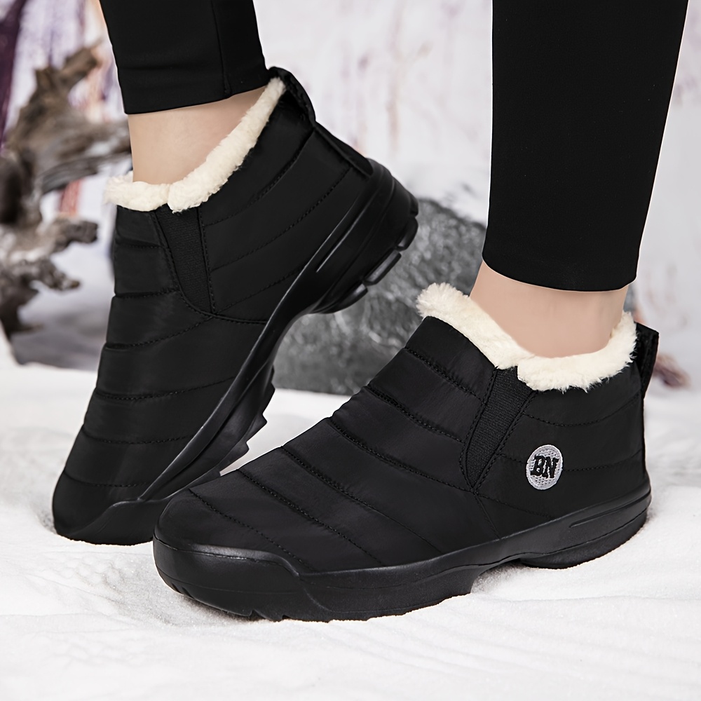 Men's Snow Boots, Warm and Comfortable Ankle Boots for Outdoor Hiking