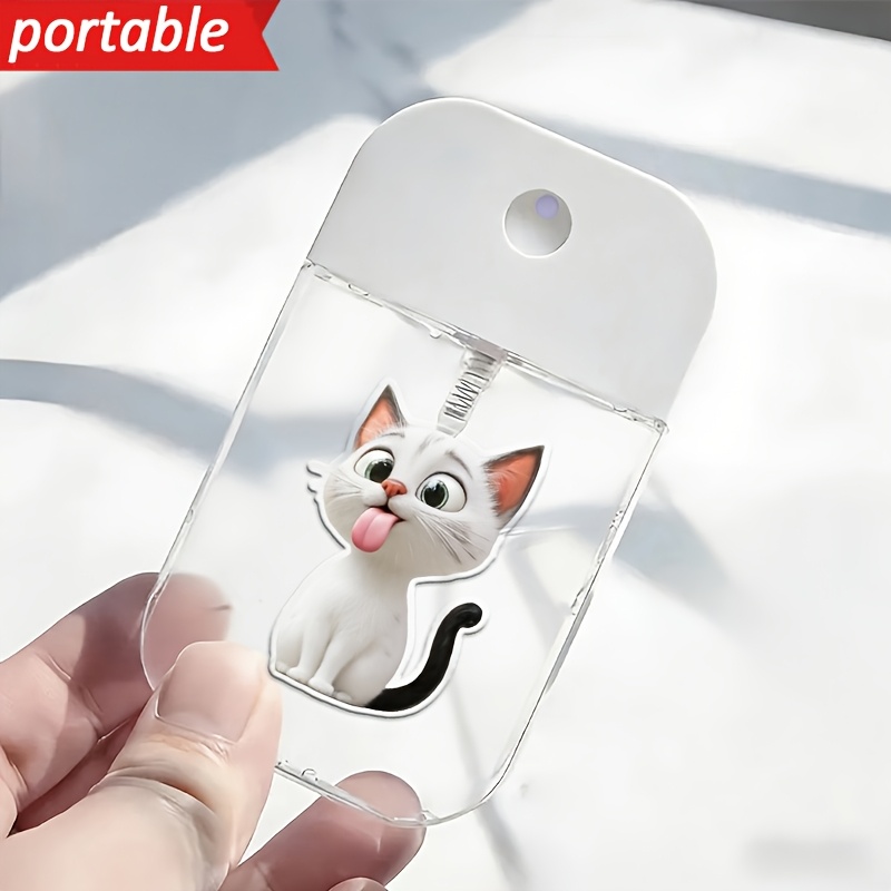1pc Cute Cat Pattern Spray Bottle, Cat-themed Design, Suitable For Hair And Other Uses. This Very Suitable For Filling, Is An Size, Spray. Used As A Makeup Accessory Or A Plant Mister