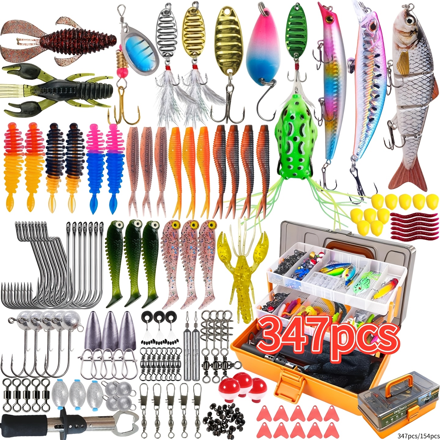 build your own tackle box Plano BIG GAME – Utility Box predatory fish lure Style:LEM86MHF AL PROP 9.30*10 RIGHT The spill
