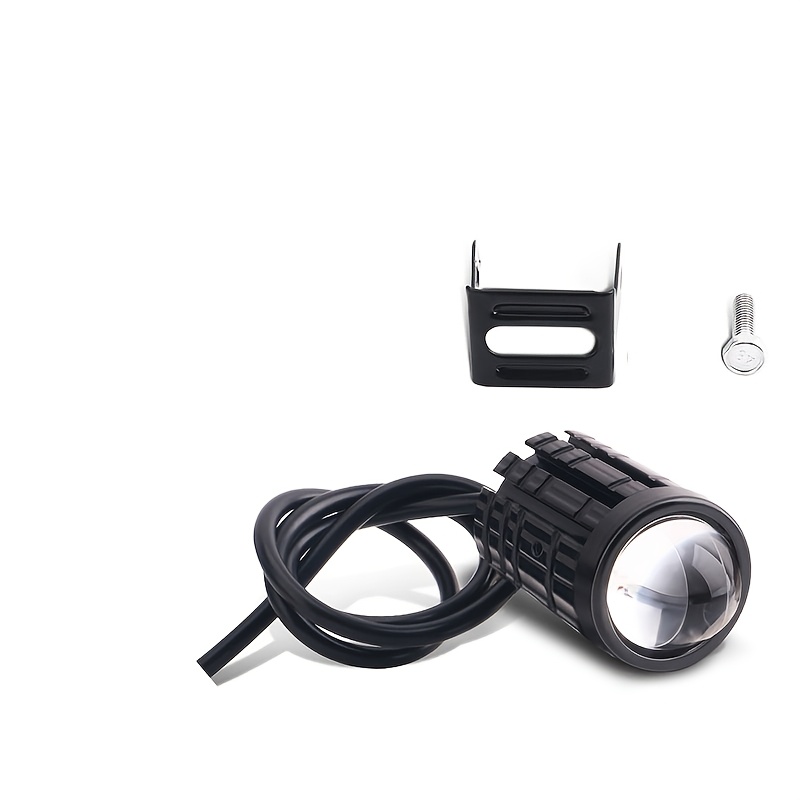 TEMU Aluminum Alloy Shell, Car Front Fog Light Motorcycle Led Spotlight White Yellow Fog Light, Projector Lens Driving Lights, Auxiliary Lamp For