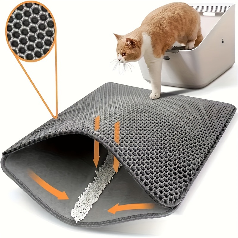 

Double-layer Cat Litter Mat - Eva Material, & Floors Clean