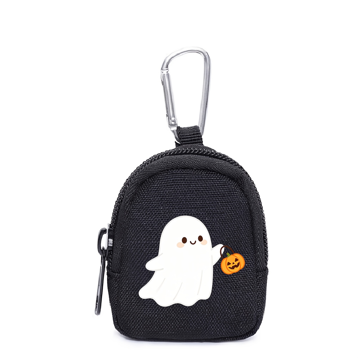 TEMU Halloween Cute Coin Purse Portable Hanging Key Bag Versatile Backpack Hanging Storage Small Bag