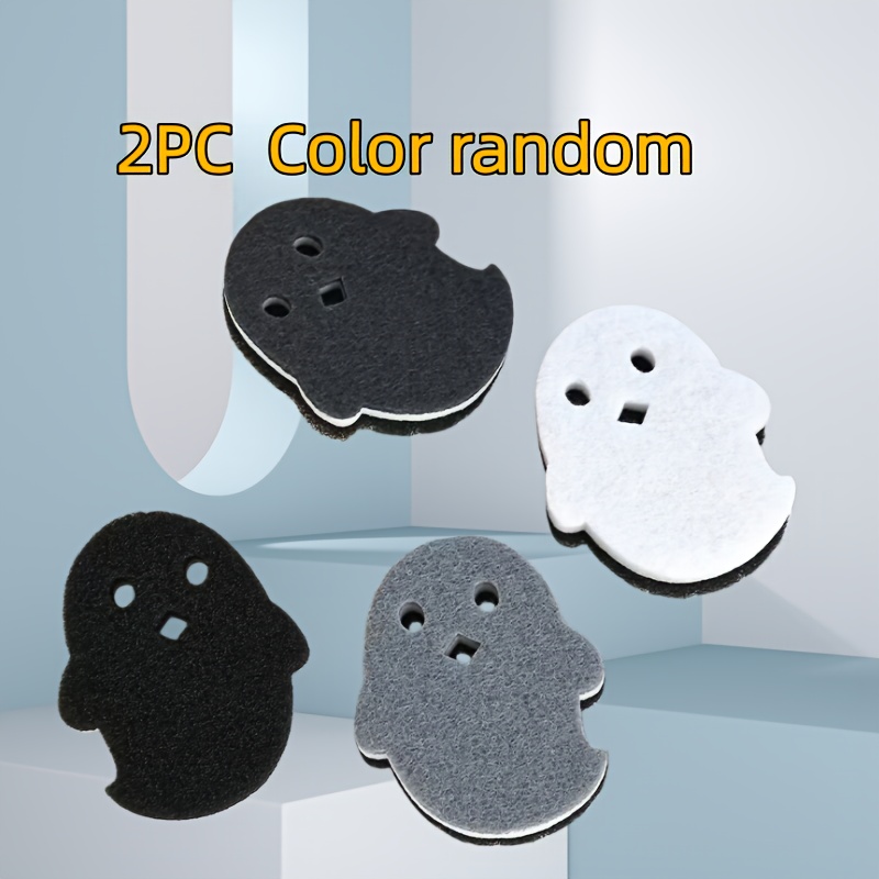 Image of 2pcs Cleaning Sponge Eraser Three-layer Double-sided Cleaning Eraser Suitable For Bathroom, Toilet, And Kitchen Sponge Eraser Random Color