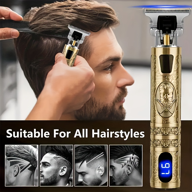 Professioneel draadloos elektrisch scheerapparaat voor heren