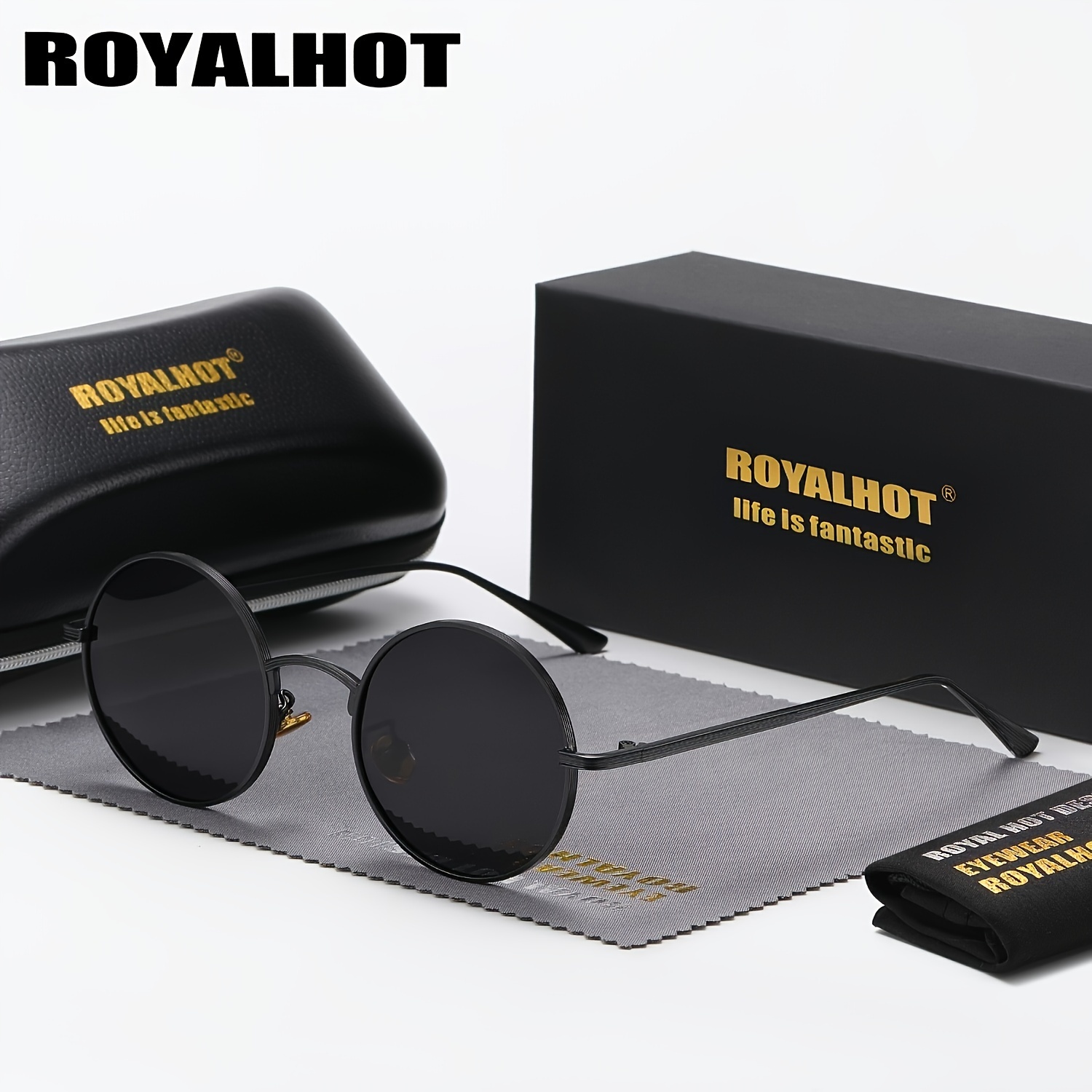 

Royalhot, Minimalist Fantasy Round Polarized Glasses, Retro Steampunk Style, For Men Women Casual Business Outdoor Sports Party Vacation Travel Driving Fishing Supply Photo Prop, Ideal Choice For Gift