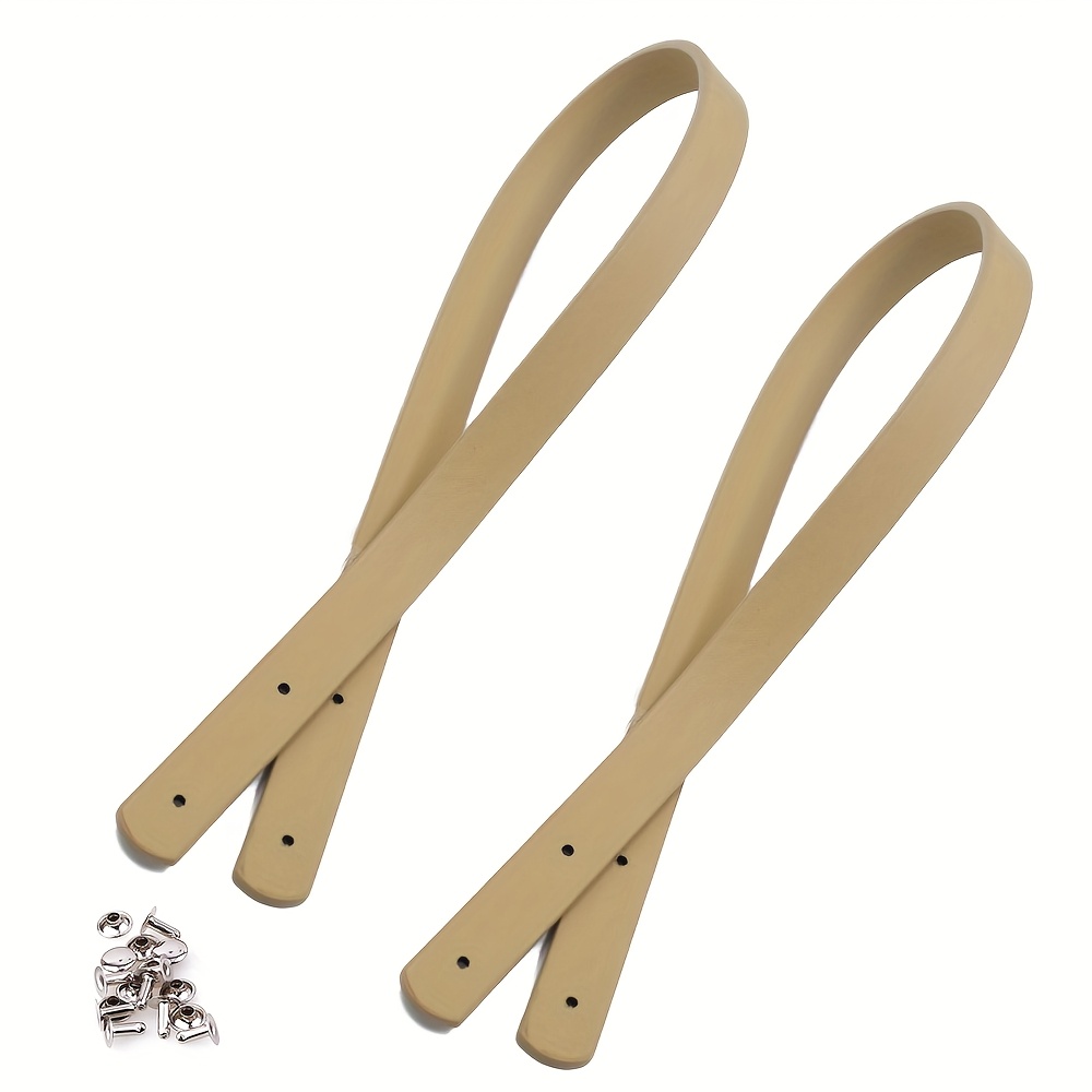 FIXOSHEE 2 Ensembles Anses Cuir PU Résistantes Avec Rivets