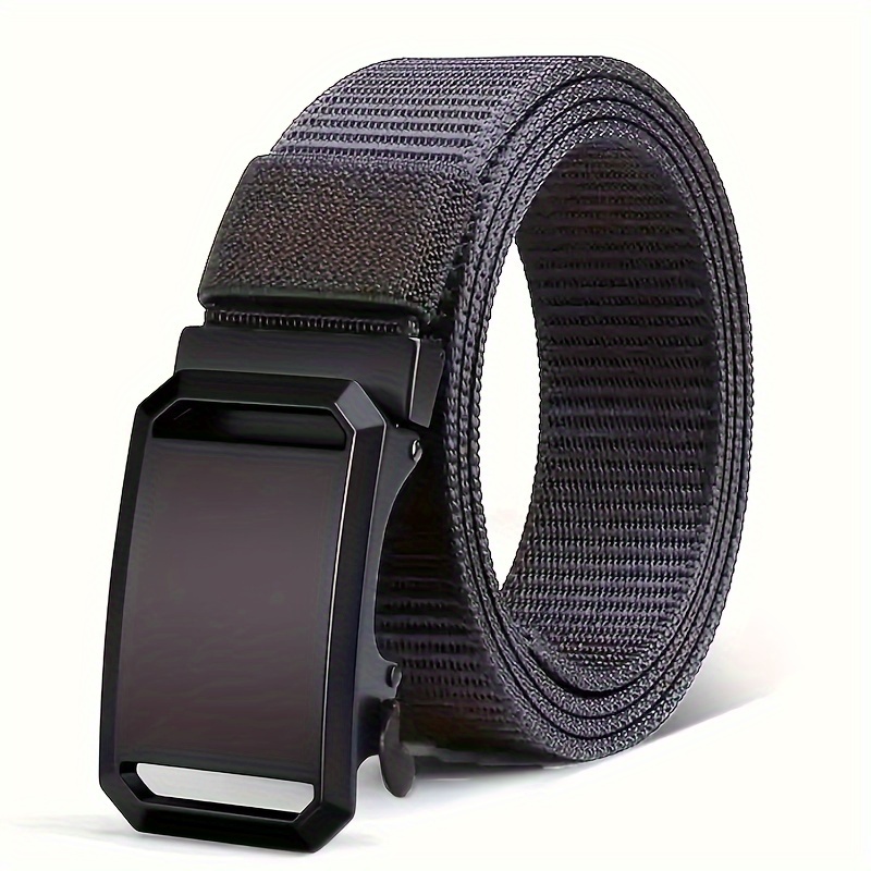 Men's Belt, Premium Athletic Belt, Automatic Adjustable, Outdoor Sports Casual Belt, Trendy Versatile