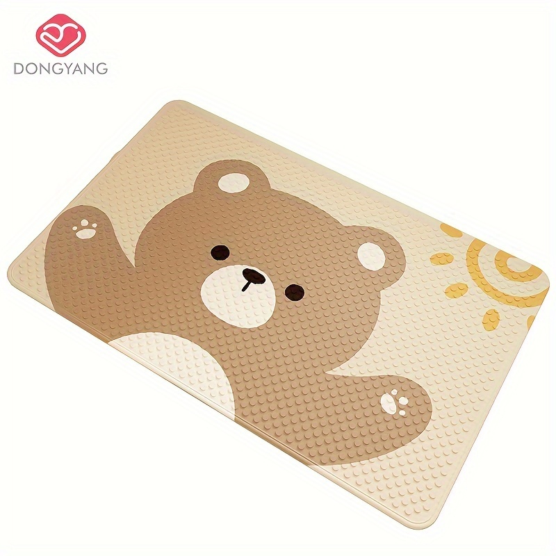 1pc of   brand cartoon pattern shower mat christmas decoration floor mat bathroom non slip   mat easy to clean bath mat bathtub mat with strong suction cup quick draining suitable for shower room hotel restroom bathroom bathtub Product details 10