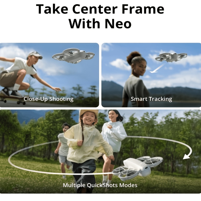 DJI Neo Pocket Drone, 4K HD Selfie & Gesture Control
