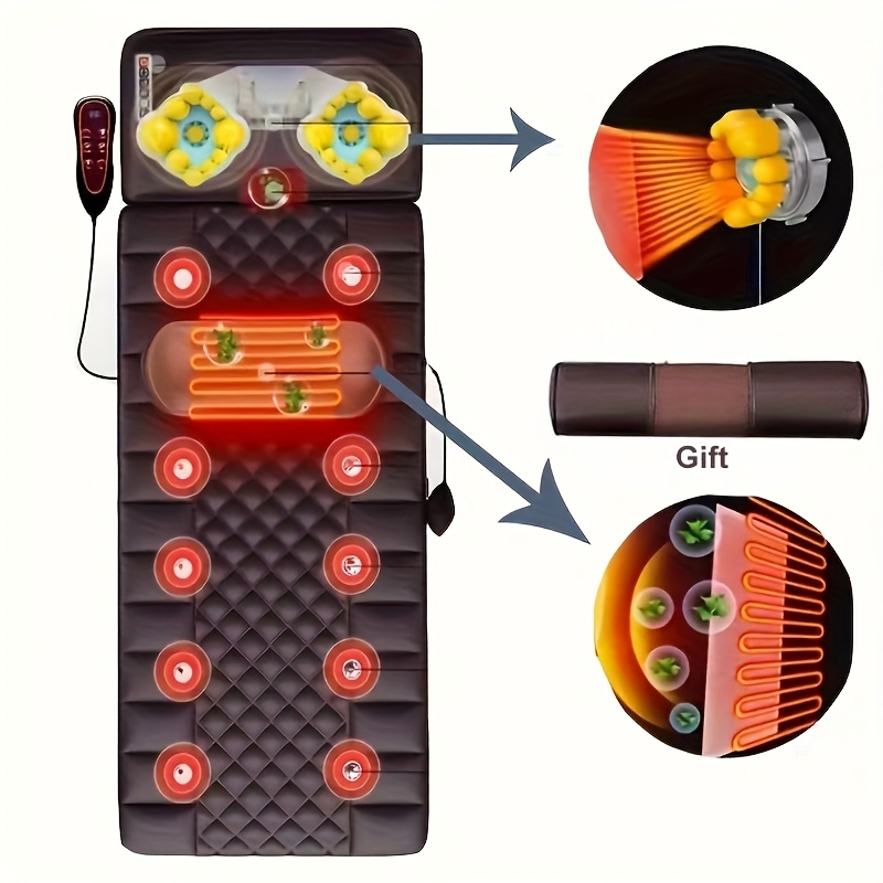 exclusive A Collection of Large Brown Full-Body Heating Massagers Featuring Two Styles of PU Material, Including Devices for The Neck And Feet, a Massage Headrest, a Lumbar Pillow, And a Timer Vibration Function. They Are Designed for Comfort And Durability 4 exclusive A Collection of Large Brown Full-Body Heating Massagers Featuring Two Styles of PU Material, Including Devices for The Neck And Feet, a Massage Headrest, a Lumbar Pillow, And a Timer Vibration Function. They Are Designed for Comfort And Durability - Image 4