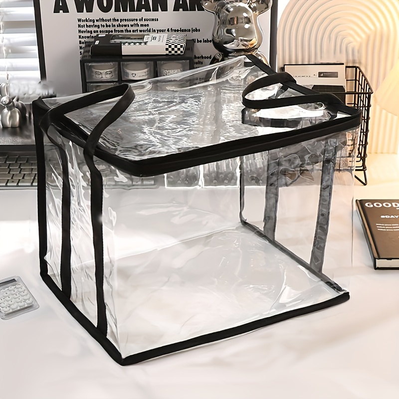 

1pc Clear Pvc Bag - , , , - Organizer For Clothes, Books, - , No