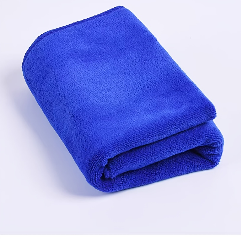 TEMU Super Absorbent Thick Fiber Towel, Suitable For Bathrooms, Beauty Salons, Hairdressing, Cars, Cleaning, And Outdoor Use. Quickly Dries Hair,