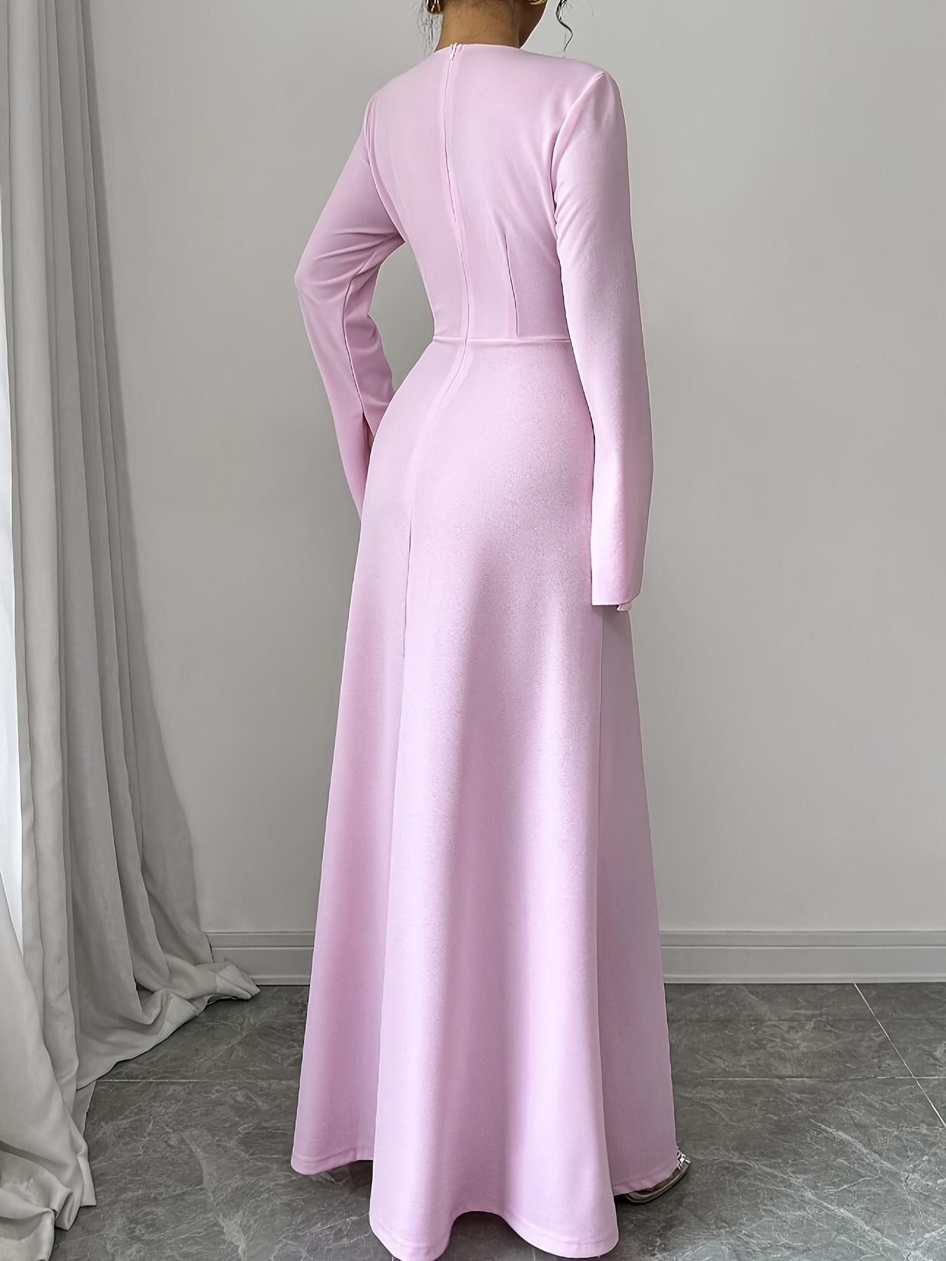 slim fit dress slacks Petal and Pup Women's Maia Long Sleeve Maxi Dress main image 1