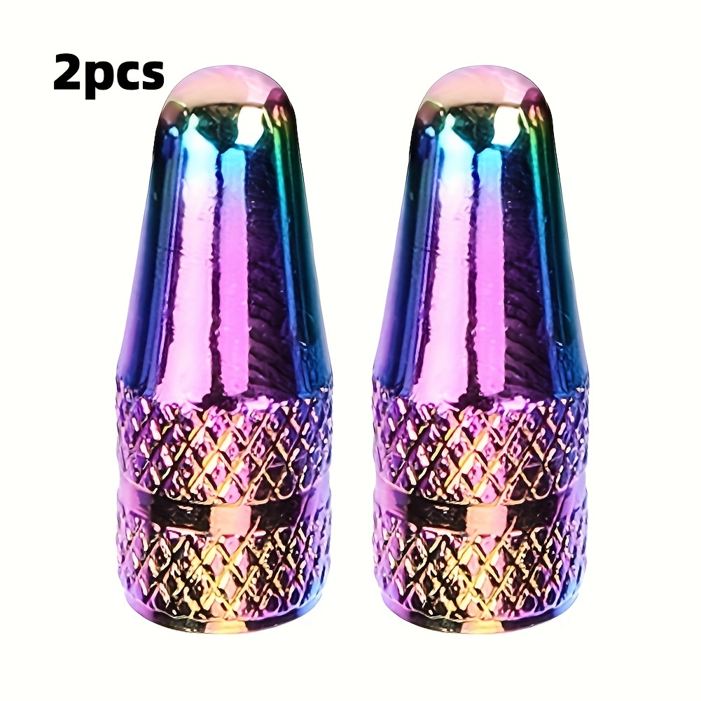 2pcs French Valve Caps Road Bicycle Valve Caps Ultralight Cnc Aluminum Valve Caps Accessories