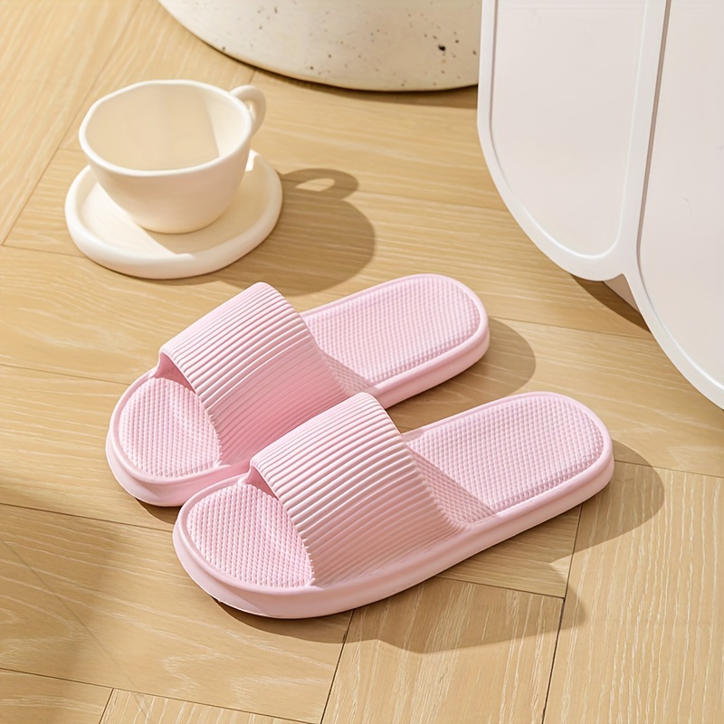 Men'S & Women'S Comfortable EVA Slip-On Sandals - Minimalist Striped Design, All-Season Indoor/Outdoor Use, Hand Washable, Ideal for Home & Beach, Beach Footwear | Minimalist Sandals | EVA Upper Sandals