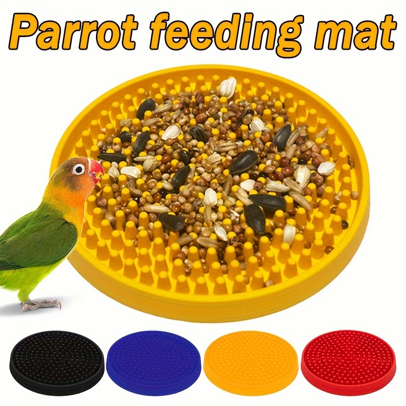 

Parrot Foraging Mat, Interactive Bird Foraging Puzzle Toy - Parrot Slow Feeding Mat, Feeding Time, Suitable For Long- Cockatiels, Parrots, Parrots And Tail Parrots