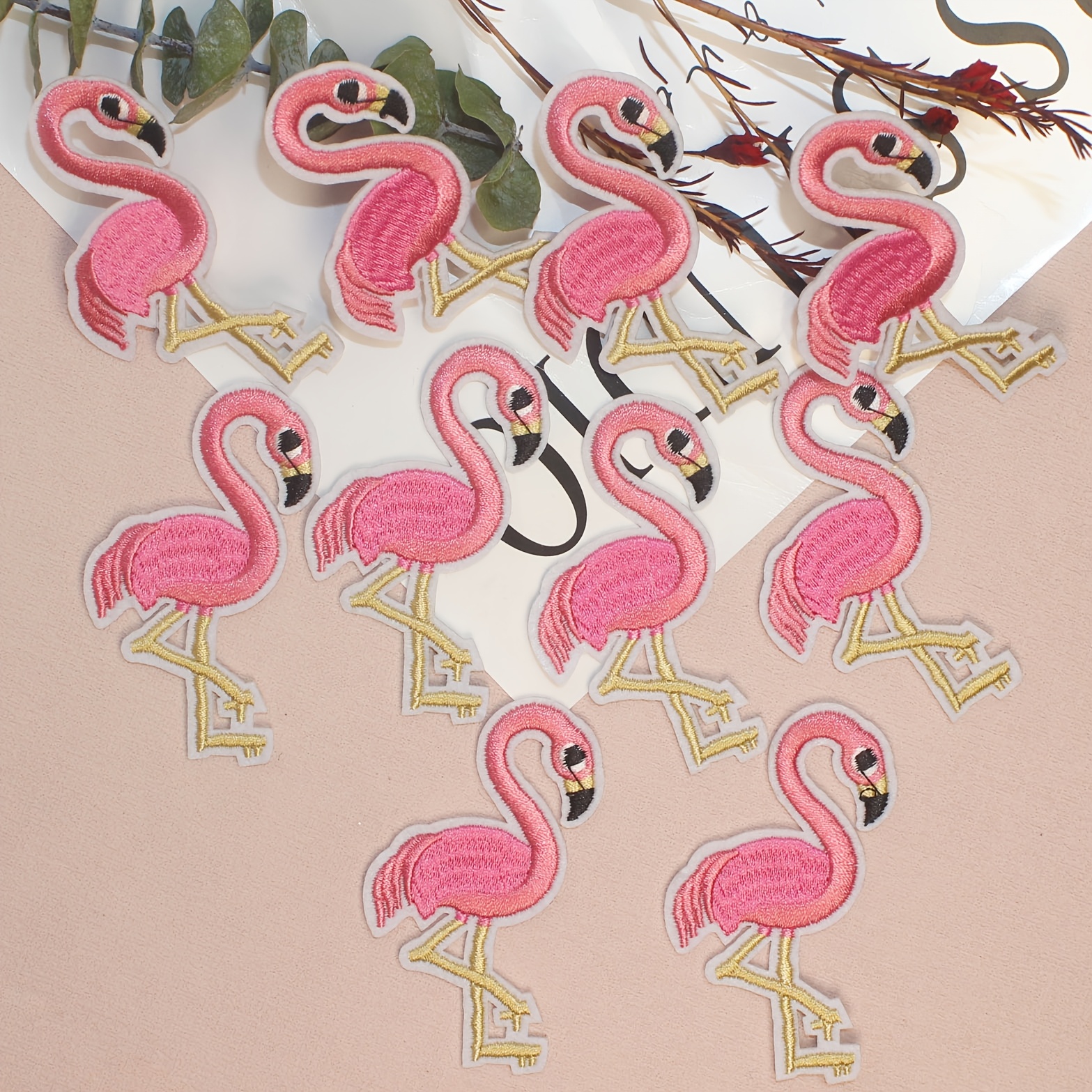 TEMU 10pcs Embroidered Iron-on Patches, Mixed Print Applique Set For , Hats, Shirts, Shoes, Jeans, Bags - Badges, Wear