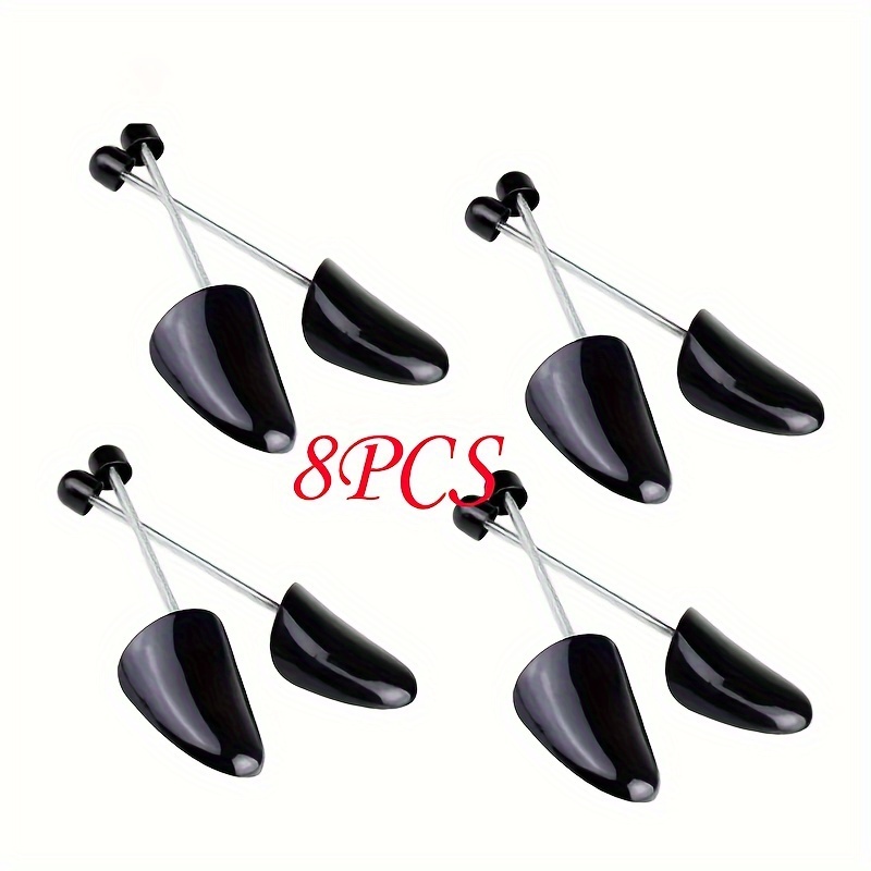 8pcs Adjustable Plastic Shoe Shapers - Spring Shoe Supporters For Boots And Shaping Support