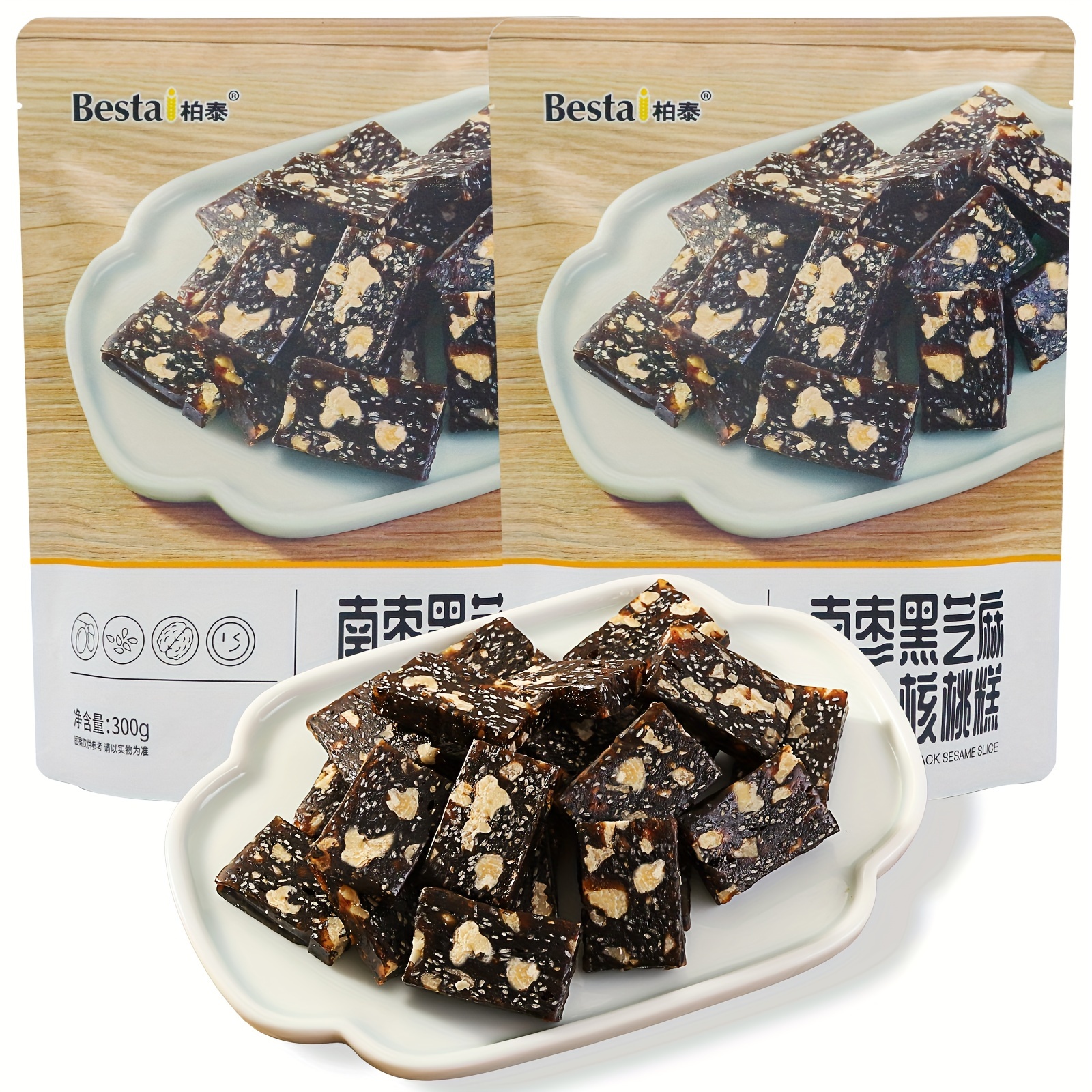 bestai *2bags walnut sesame date cake - Temu