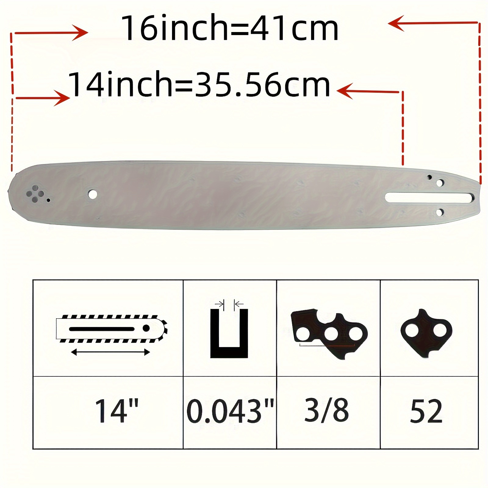 Chain Saw Guide Bar Replacement Accessories Fits Homelite Temu