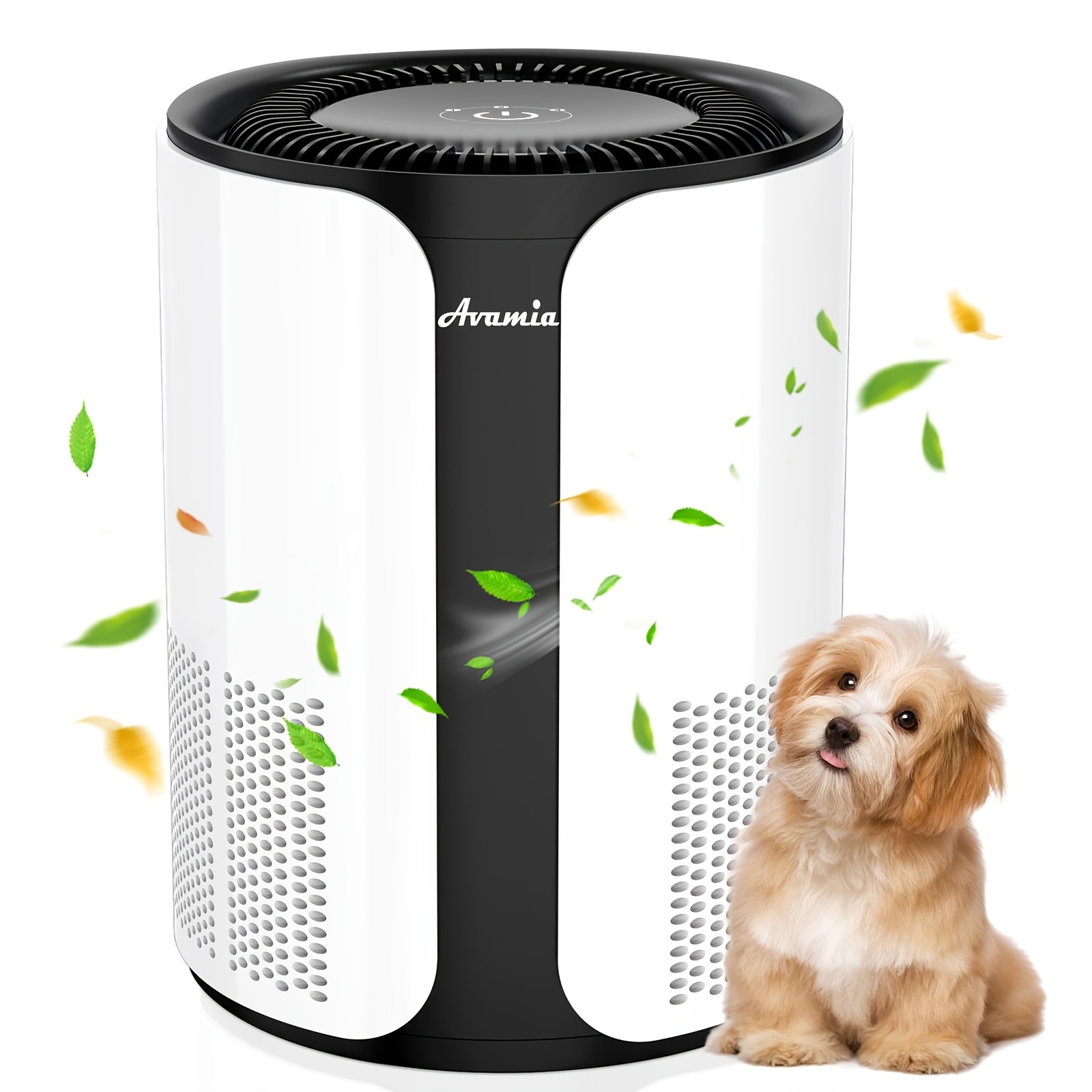 

For Large Rooms Up To 1100 Sq Ft, H14 Hepa For Bedrooms And Pet Owners With 360° Air , Portable Filter For Dust, Smoke, Pet Hair, Dander, And