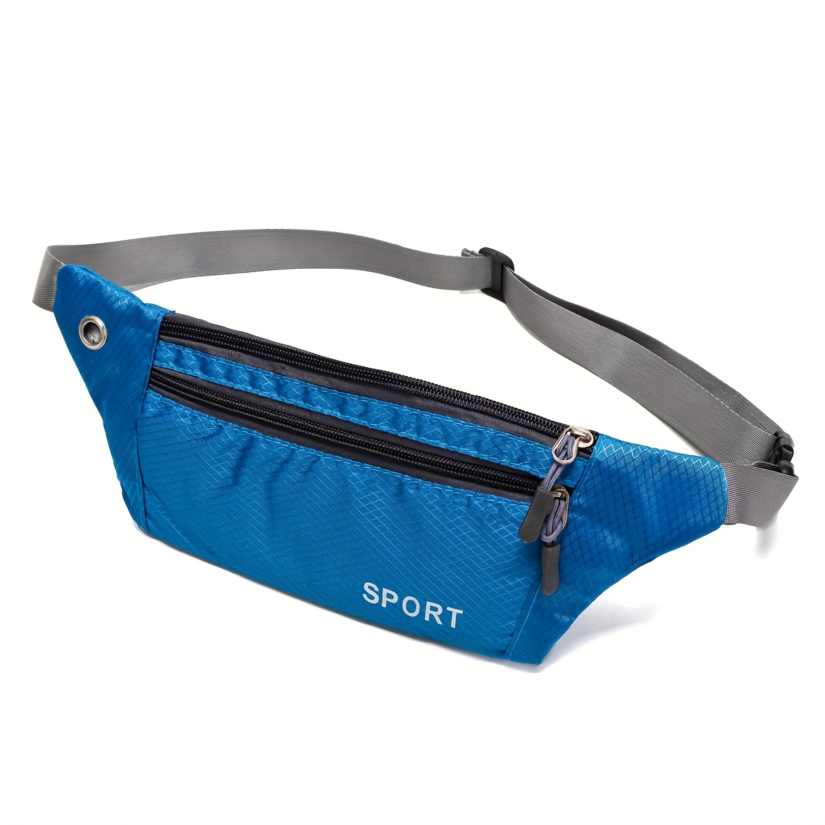 TEMU Riñonera para hombre, bolsa casual para teléfono móvil, riñonera de lona para mujer, riñonera pequeña para correr, riñonera deportiva
