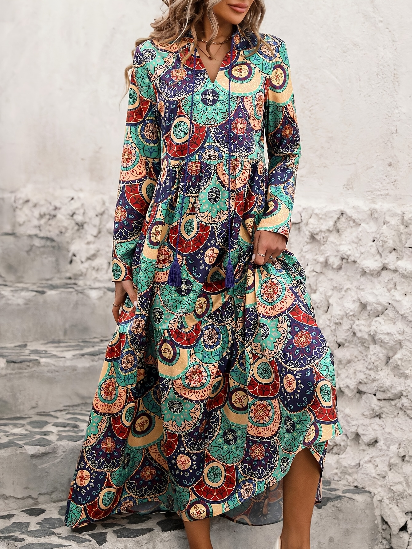 Robes Bohemes Robe Longue Vente Privee Robe Longue à Manches