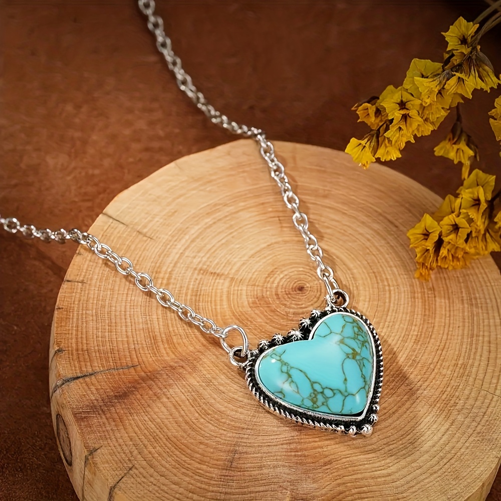 TEMU Collar de joyería con diseño bohemio retro estilo europeo y americano, de melocotón