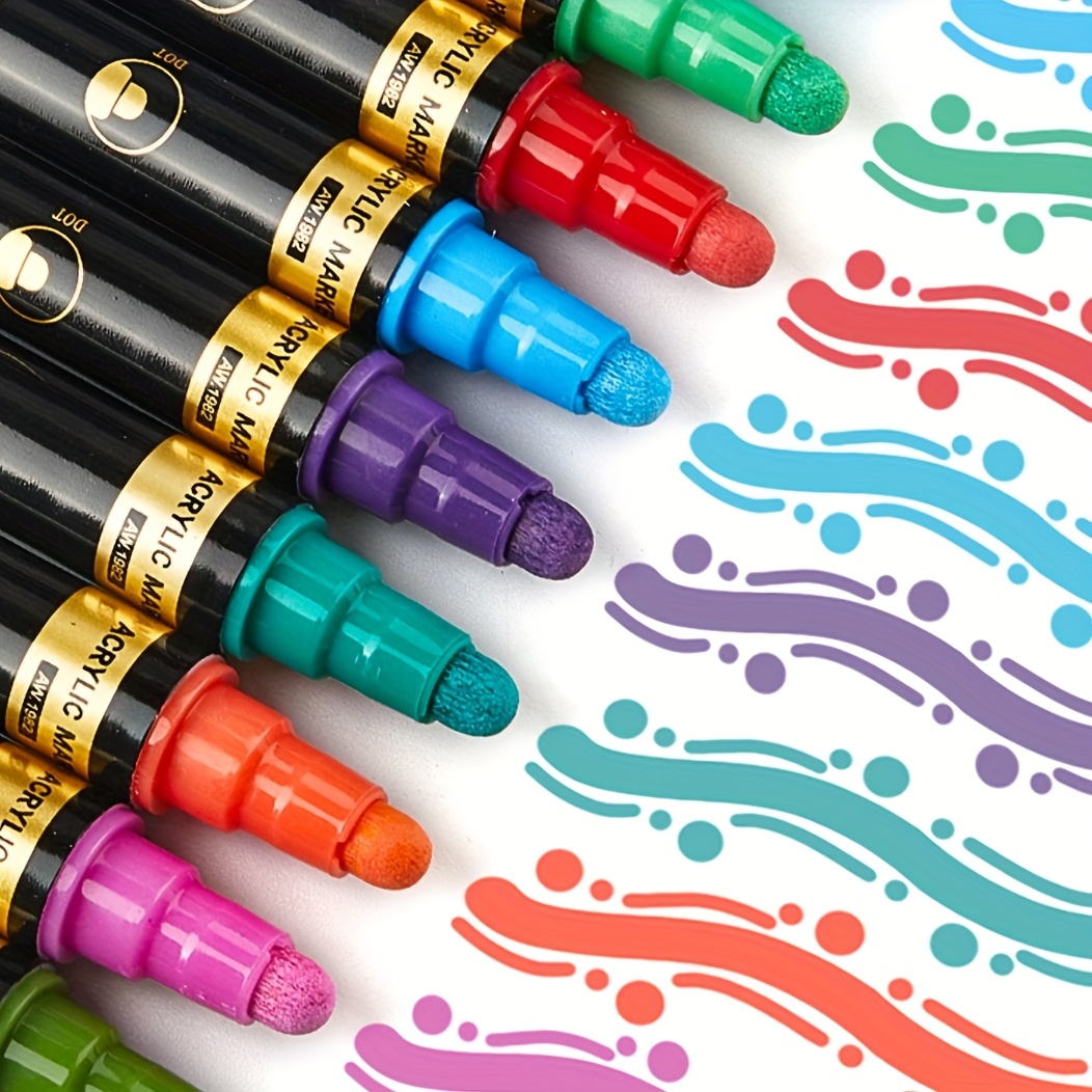 24 colors 12pcs dual end fabric pens textile   clothing quick dry non fading drawing pen for school uniform crafts fabric painting durable textile markers vibrant colors craft supplies textile art tools smooth writing