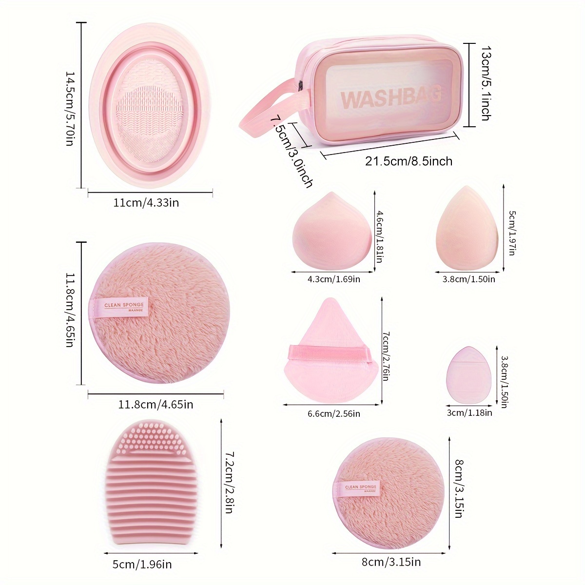 Make-up Pinsel Reiniger 500 Ml – Tiefenreinigung Für Bürsten, Schwämme & Beauty-Blender