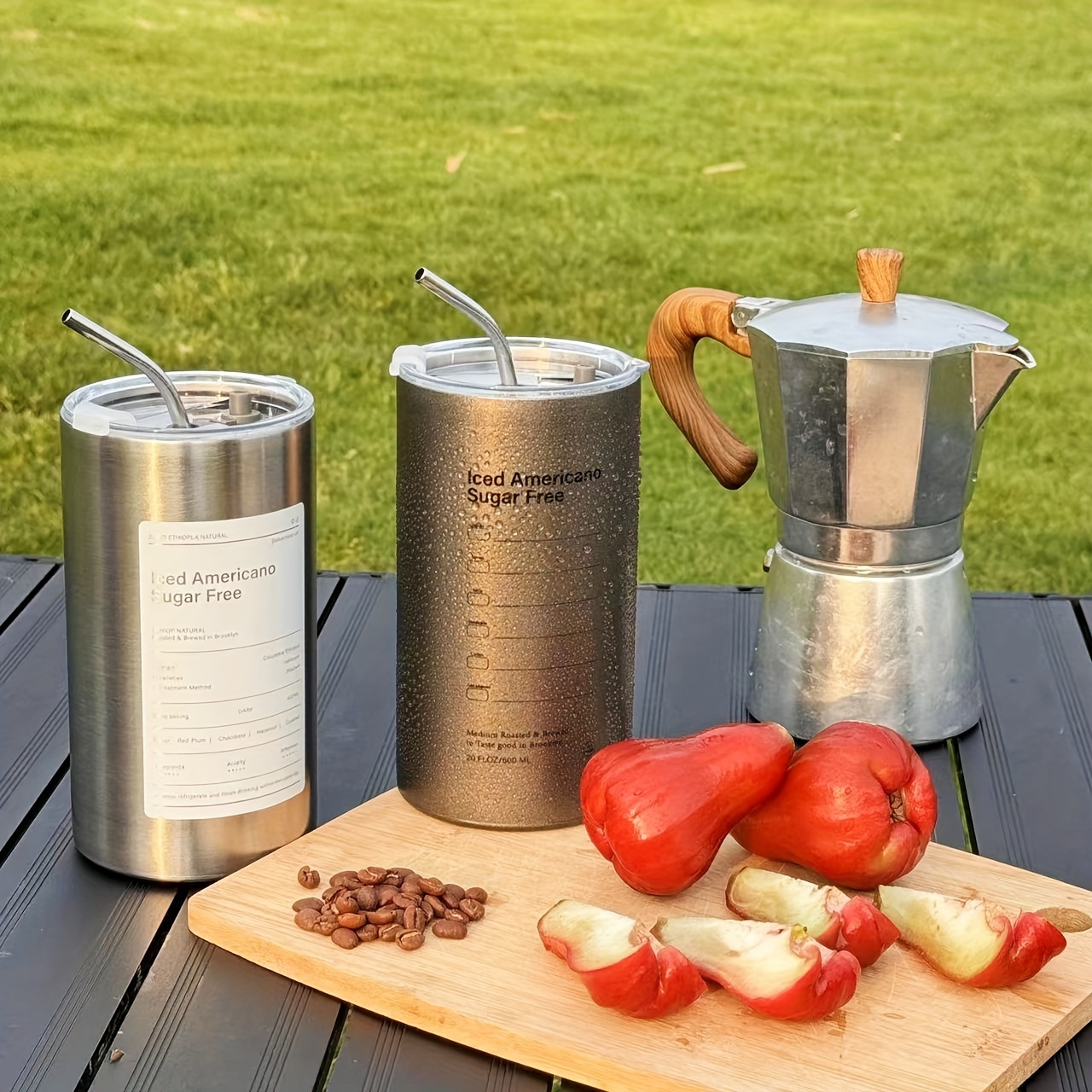 

1pc, 304 Stainless Steel Tumbler With Leak-proof Lid, 600ml Insulated Water Bottle, Water Cups, Summer Winter Drinkware, Travel Accessories, Gifts