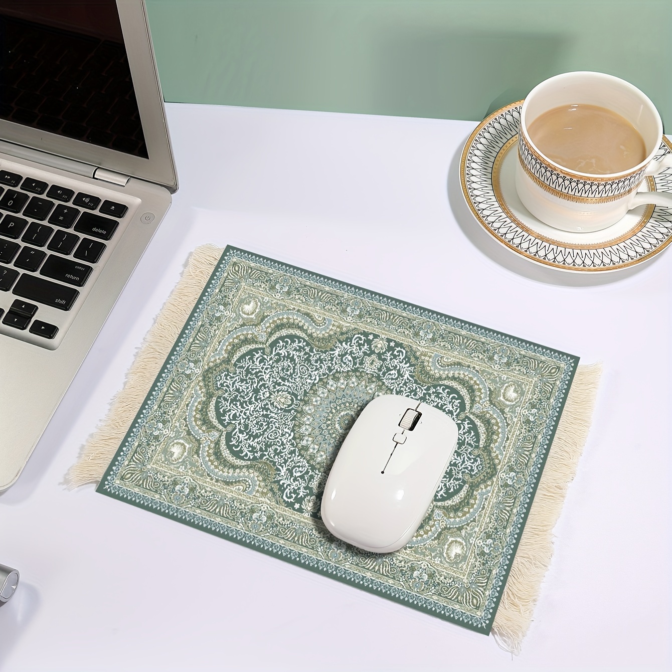 

Pad, Office Wrist Guard, Used As Coffee Cup Mat