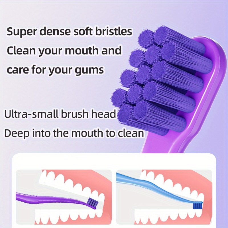 Adult Toothbrush with Extra-Small Head for Braces