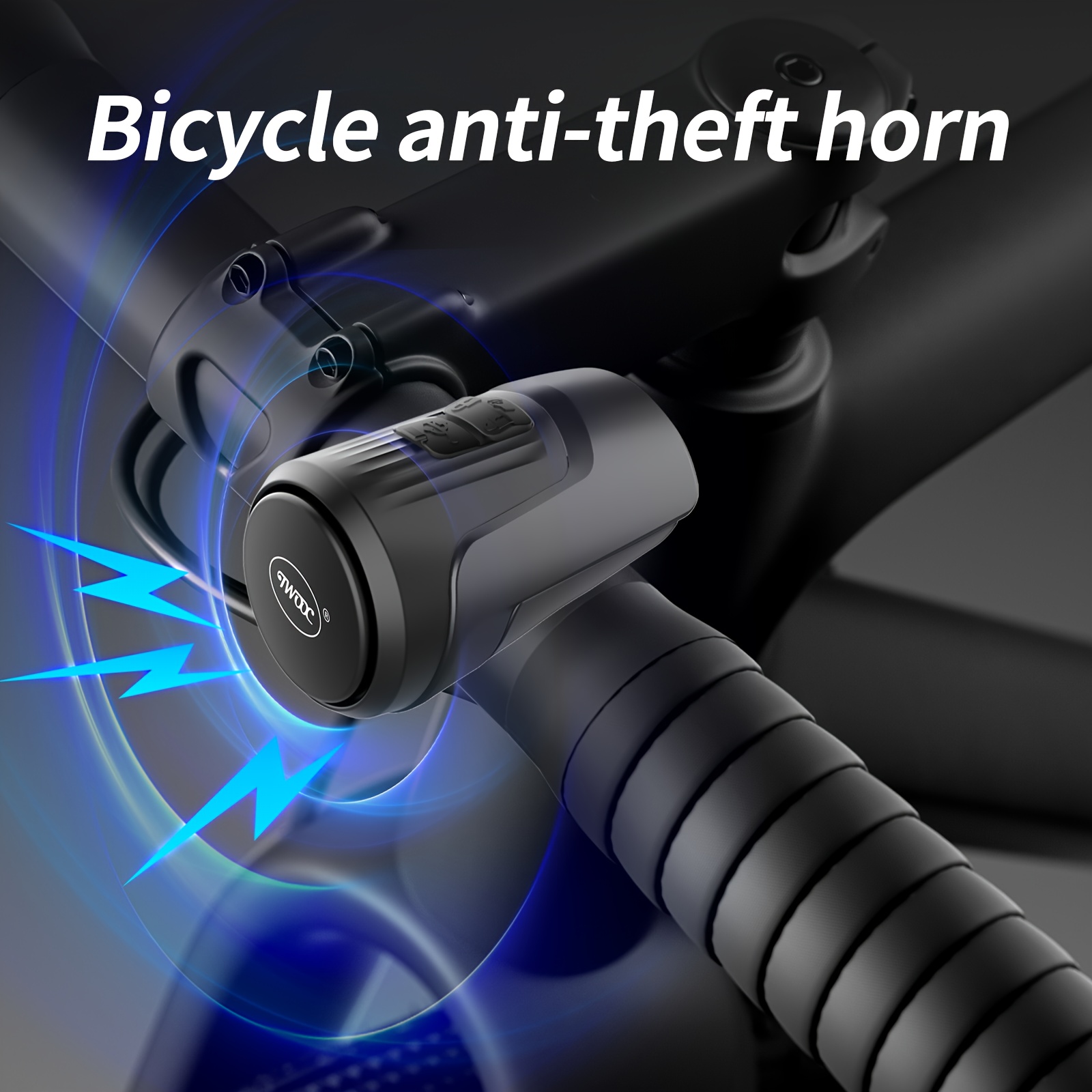 

Twooc 125 Bicycle Anti-theft Horn, Electronic Bicycle Bell, Ipx5 Waterproof Anti-theft Alarm, Rechargeable Electric Bicycle Bell