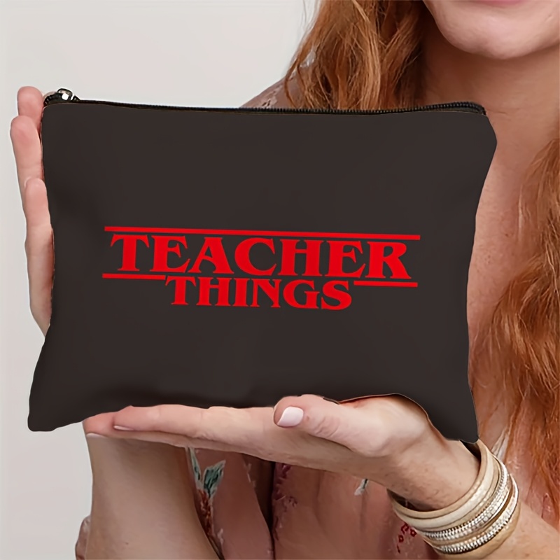 TEMU Gifts For Educators, Lightweight Multi-functional Toiletry Bag, Study Supplies Storage Bag, Portable Cosmetic Bag, Perfect Gifts For Teachers, ,