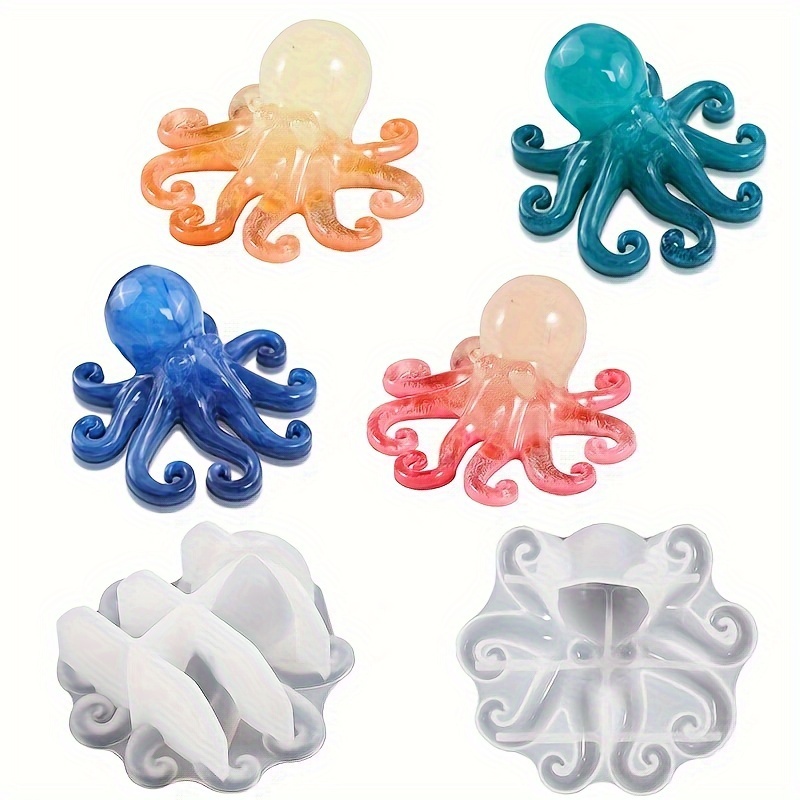 

3d Octopus Silicone Resin Mold - Epoxy Casting For Diy Crafts, Home Decor & Unique Gifts - Halloween & Christmas