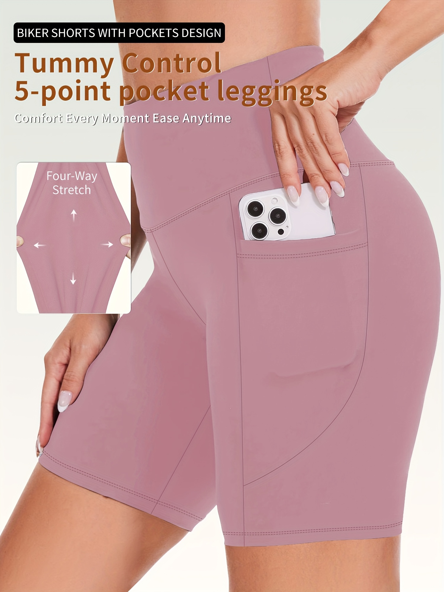 big size high waist crescent pocket   pants drainage style