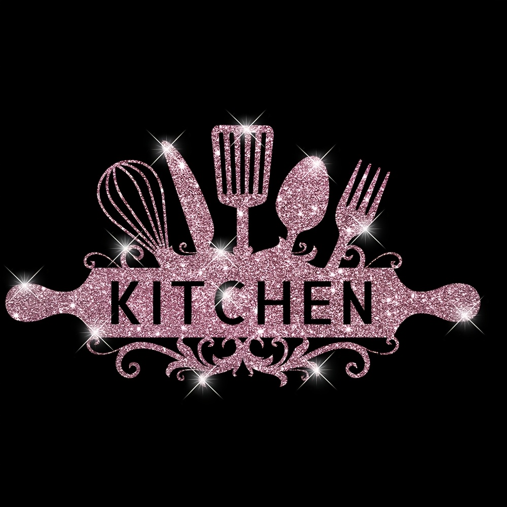 Image of Shiny Kitchen Vinyl Wall Stickers - Farmhouse Style Window And Door Decals, Suitable For Kitchen Refrigerator Glass Decoration