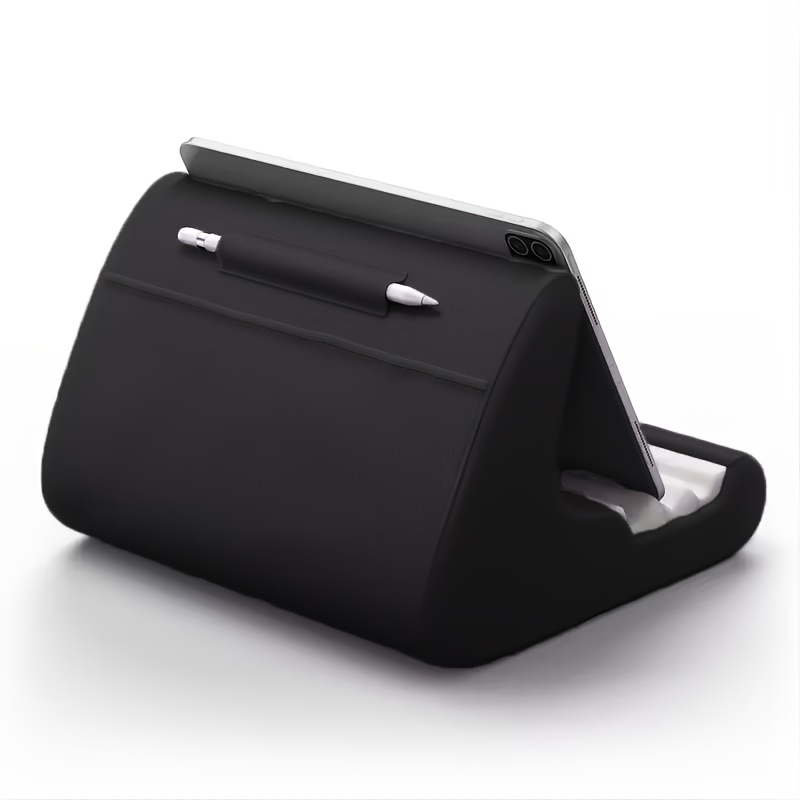1pc tablet stand cushion holder bed tablet   with stylus holder and pocket notebook stand details 7