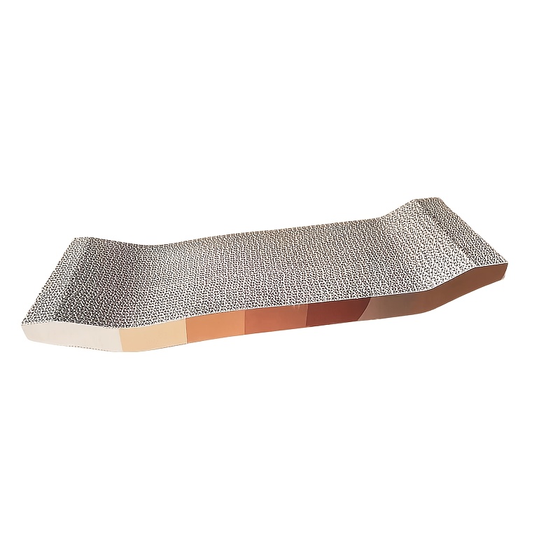 TEMU 60cm Oversized Cat Scratching Board, New Curved Cat Scratching Mat, Sturdy And Durable Structure, Space-saving Design, Comfortable Resting Spot