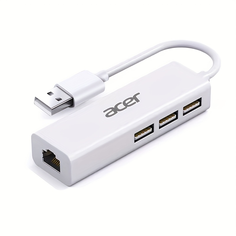 TEMU Acer -bs Usb Ethernet Cable To Rj45 Ethernet Gigabit Broadband Network Card Connector Head Ethernet Port Converter Docking Station Suitable For