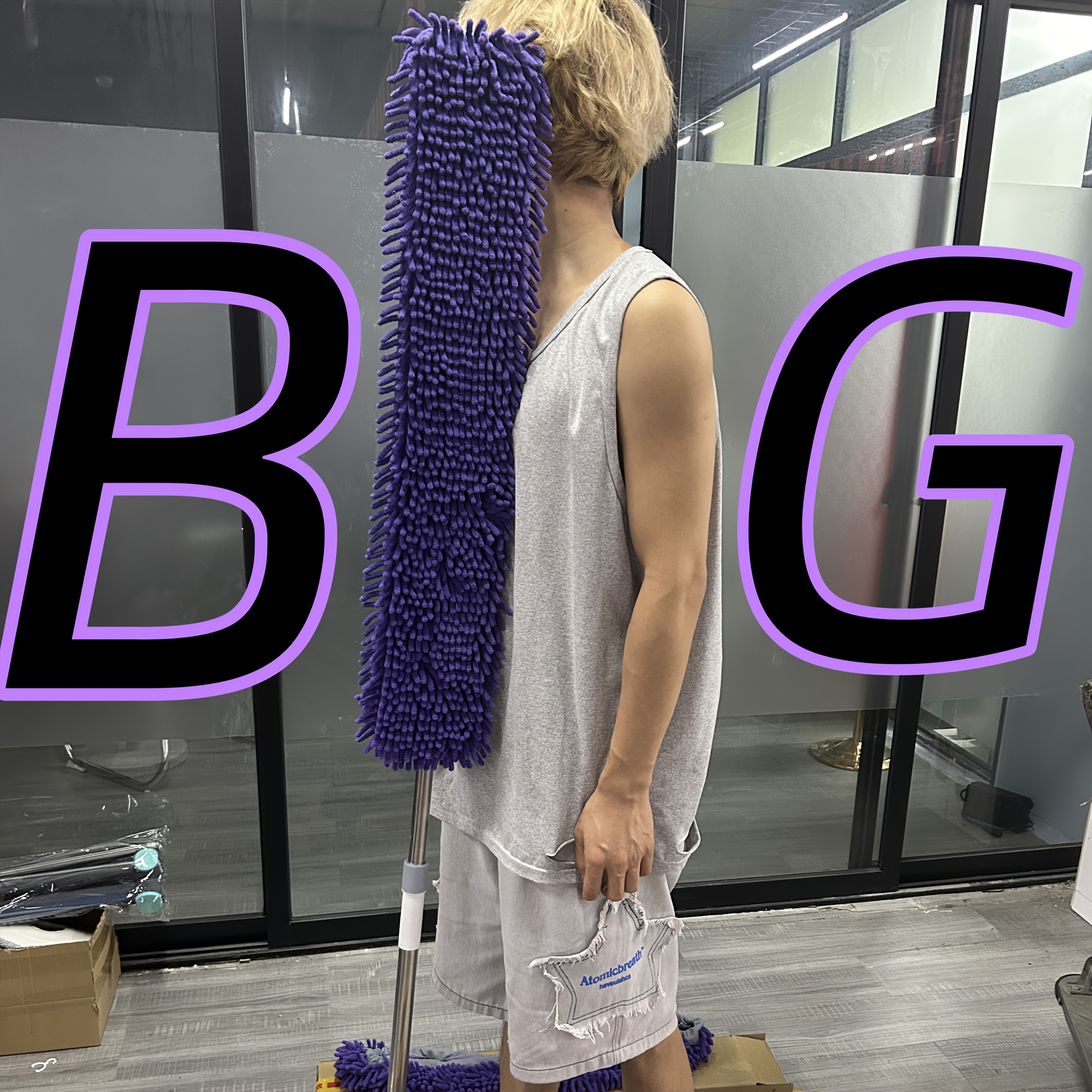 Large Flatbed Mop, Thick Chenille Cleaning Mop, Suitable for... product image 4