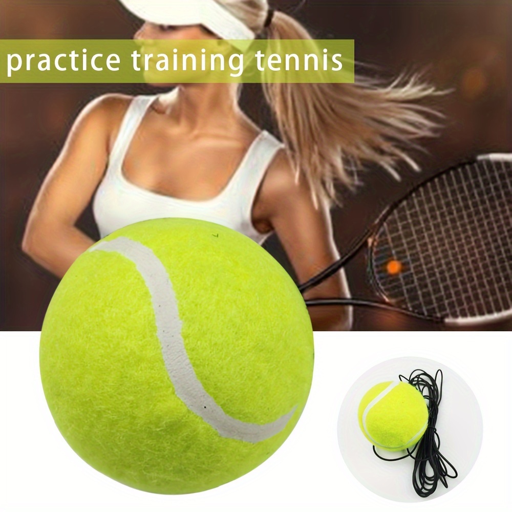 1pc, Professional Tennis Ball With String, Indoor Outdoor Tennis Trainer,  Sports Entertainment Tennis Training Equipment