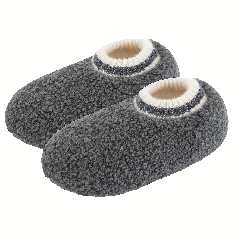 Thickened Warm Slippers For Children, Featuring Non-slip Grips, Ideal For Home Use On Floors