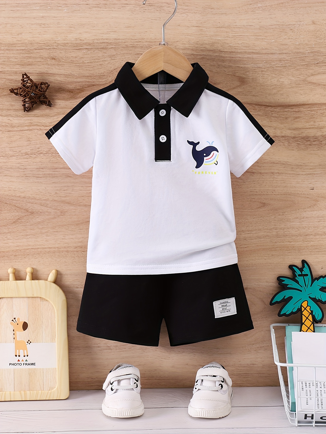 2pcs Baby Boy Short Sleeve Outfits Set Toddler Summer Casual Temu