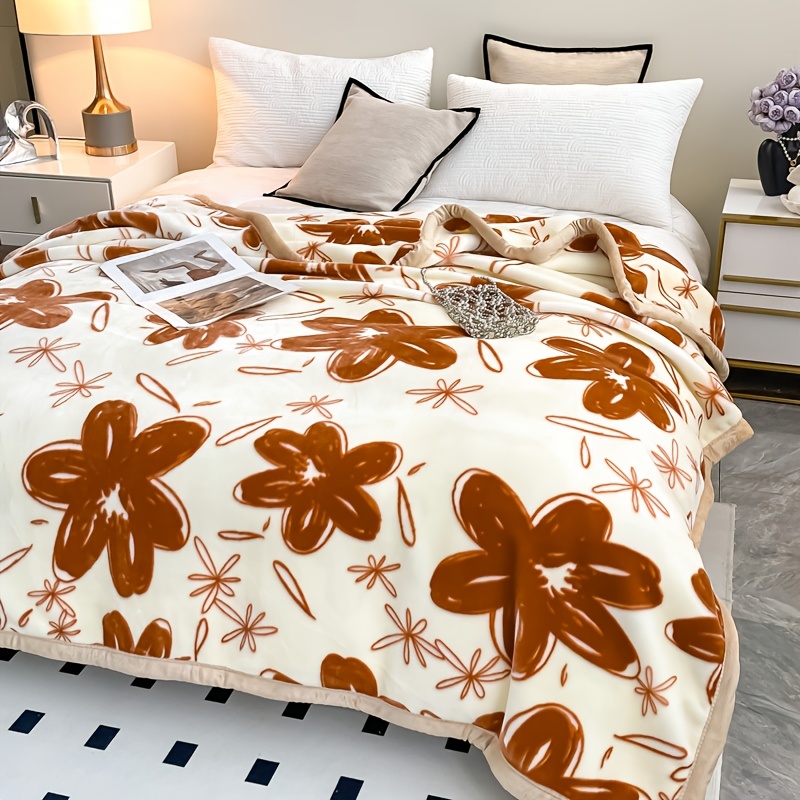 1pc heavyweight 2kg 3 5kg 4 4 7 7lbs plush   throw blanket dual sided layer thickened insulation thermal   dual sided design ultra soft   bedspread couch cover machine washable luxury blanket for     gift for   Product details 7