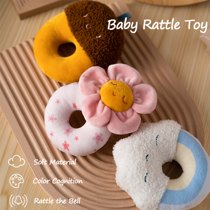 Plush Baby Soft Rattle Toys