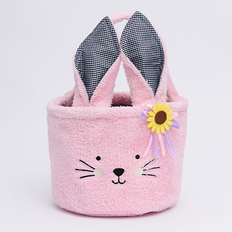 TEMU Gift For Her/him Easter Basket With Name, Personalized Easter Baskets, Easter Bunny Baskets, Easter Basket Customized, Personalized Easter Gifts