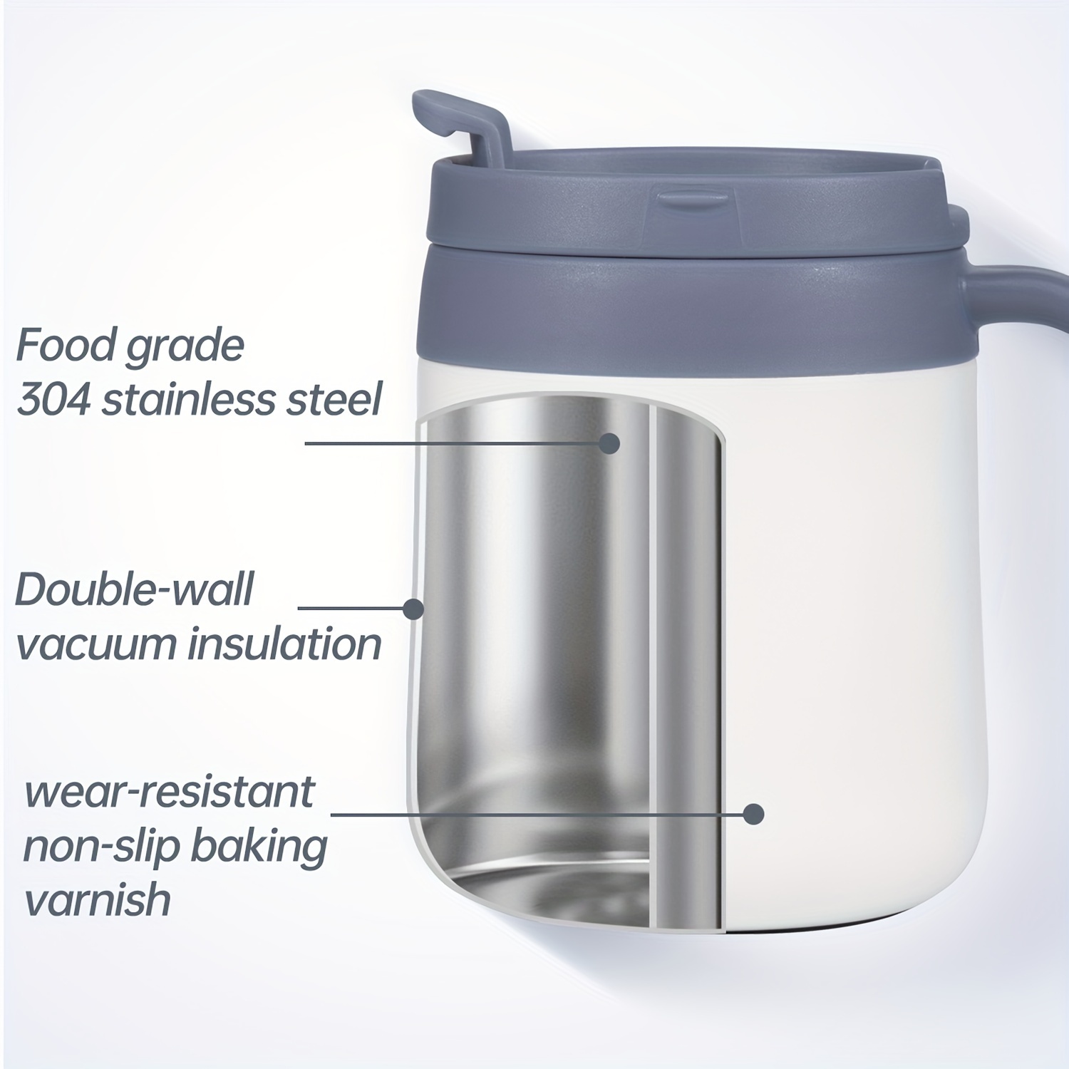 gifts for dad dad mug best dad ever mug dad gifts insulated coffee mug with handle and lid funny dad christmas birthday gifts for husband men him fathers gift day from wife kids son daughter 6