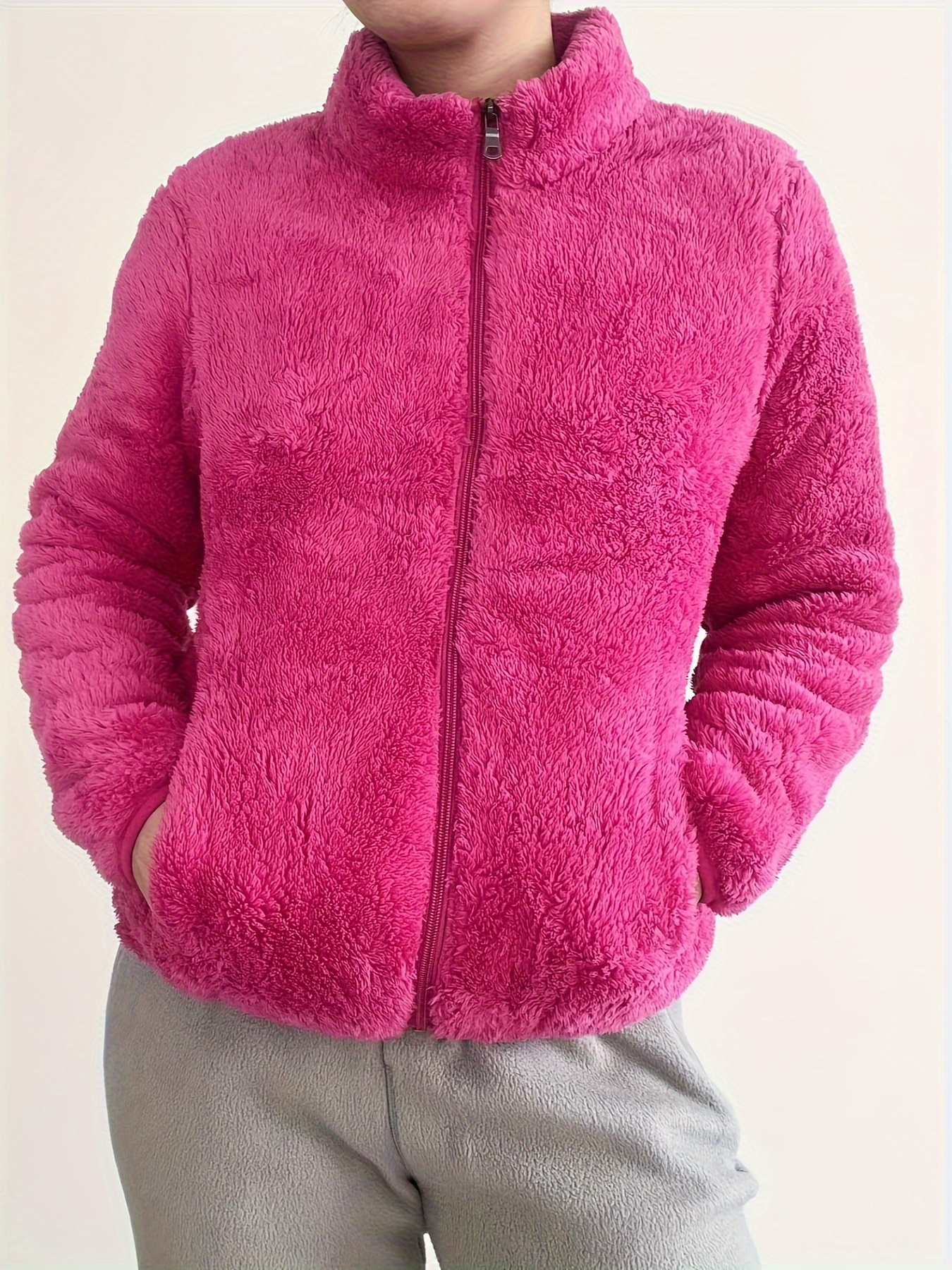Classic Sports Summer Fleece Jacket Fresh Pink 38